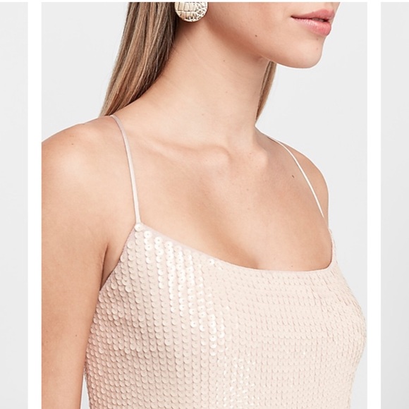 NWT Sequin Cami Slip Dress - Picture 2 of 6